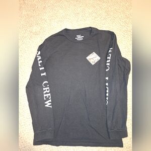 Salty Crew Black Long Sleeve Shirt